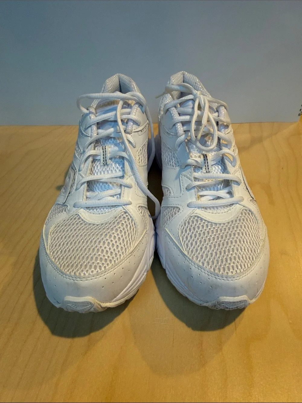 Saucony Women's All-White Mesh Running Shoes